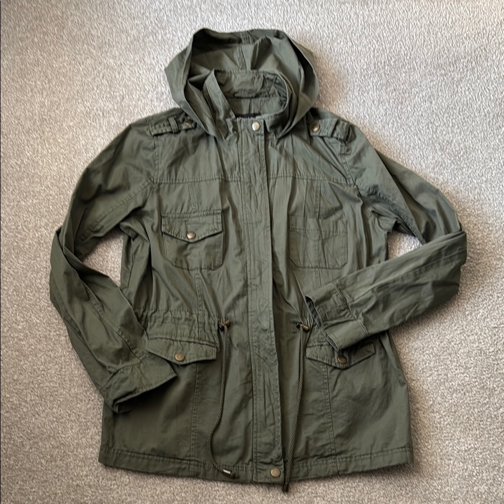 New Look utility hooded jacket